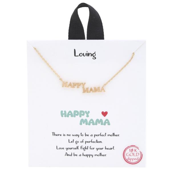 18K GOLD RHODIUM DIPPED LOVING NECKLACE
