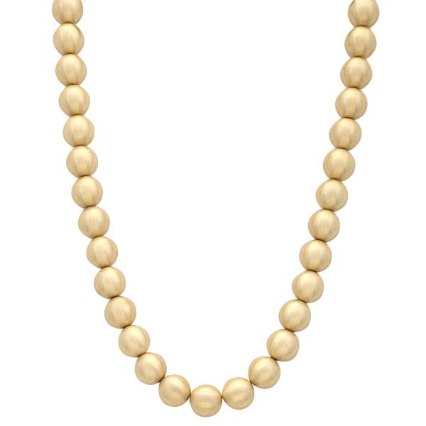 SMOOTH BEAD NECKLACE