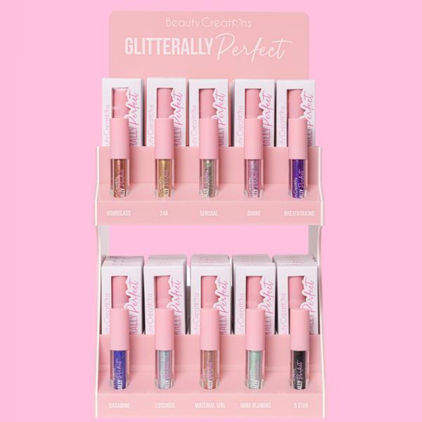 BEAUTY CREATIONS GLITTERLY PERFECT LINERS DISPLAY SET