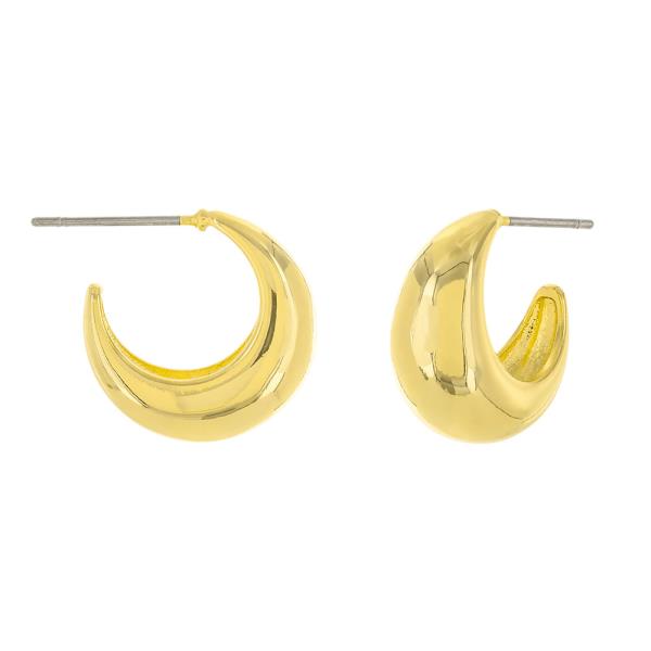 6MM BRASS EARRING