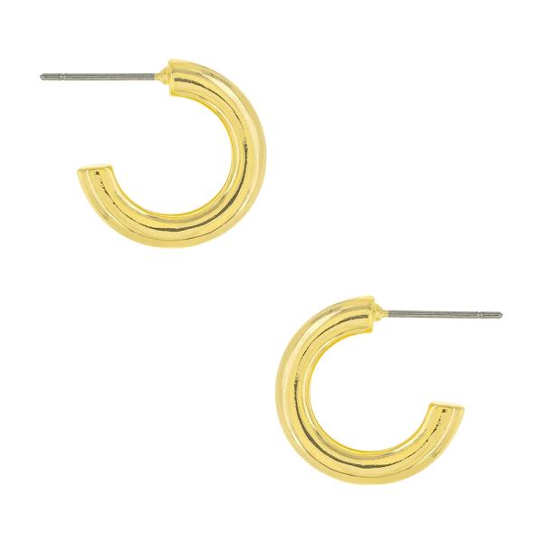 OPEN CIRCLE BRASS 3MMX18MM EARRING
