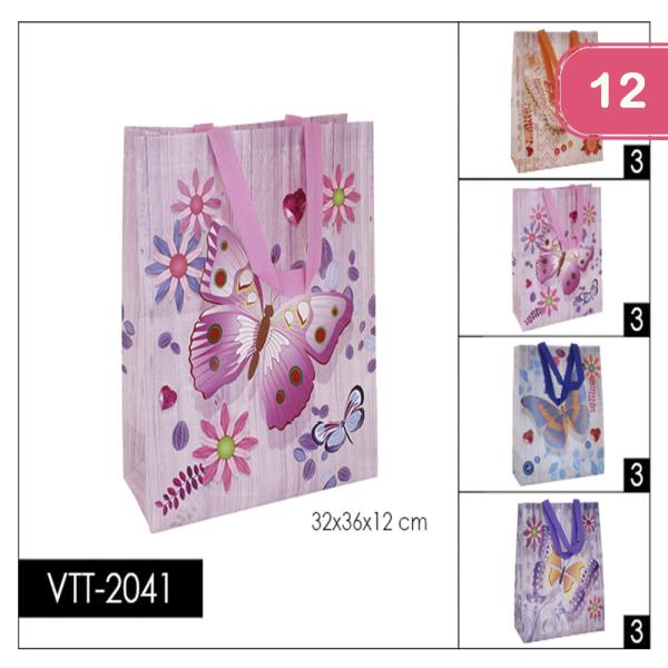 REUSABLE BUTTERFLY BAG (12 UNITS)