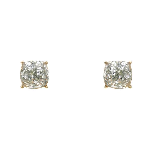 SEQUIN SQUARE SHAPE STUD EARRING