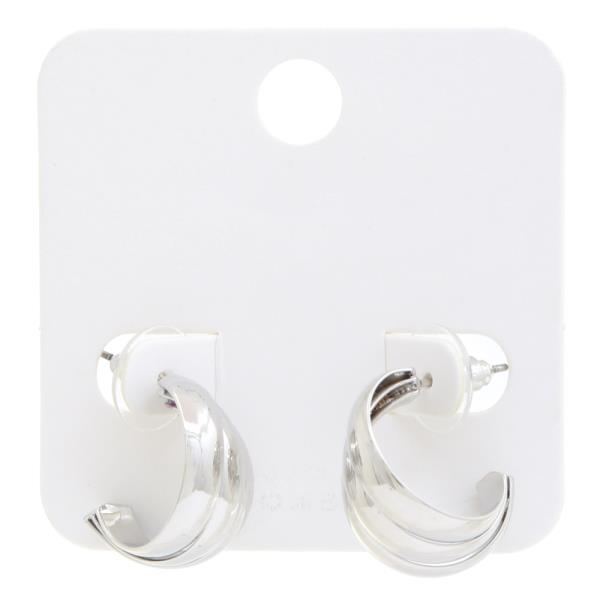 TRIPLE METAL EARRING