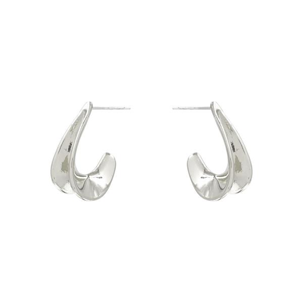 METAL HOOP EARRINGS