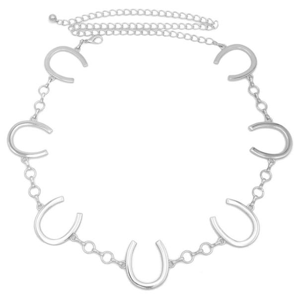 METAL HORSESHOE CHARM CHAIN B LET