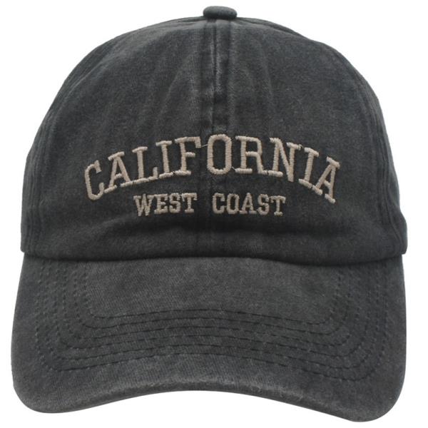 WASHED DESTINATION CALIFORNIA EMBROIDERED CAP