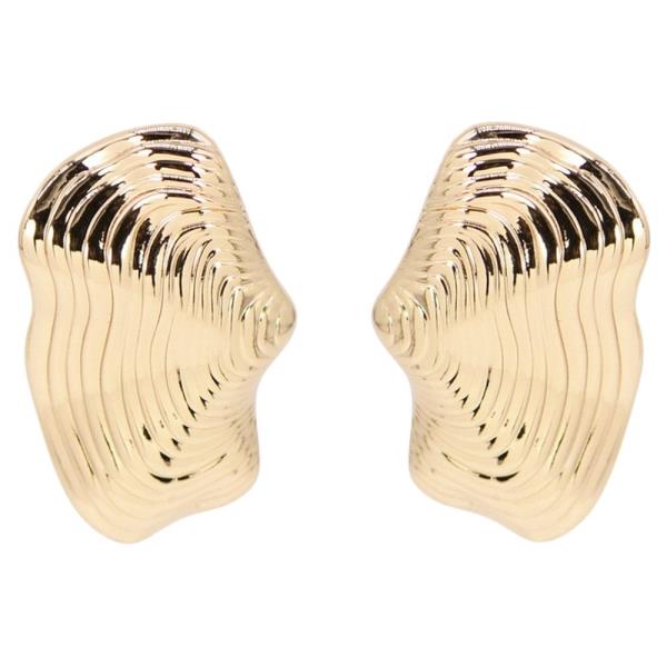 ORGANIC SHAPE METAL EARRING