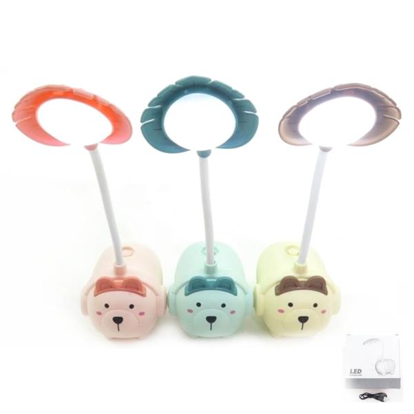 LED ADJUSTABLE, RECHARGEABLE DESK LAMP