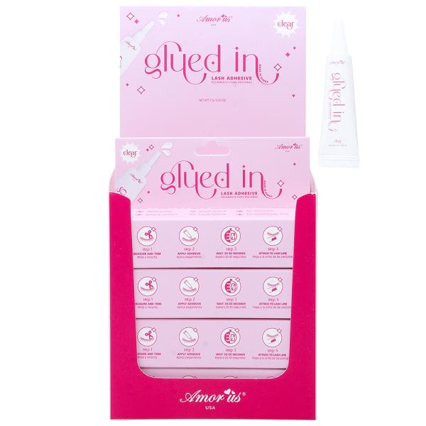 AMOR US GLUED IN LASH ADHESIVE (12 UNITS)