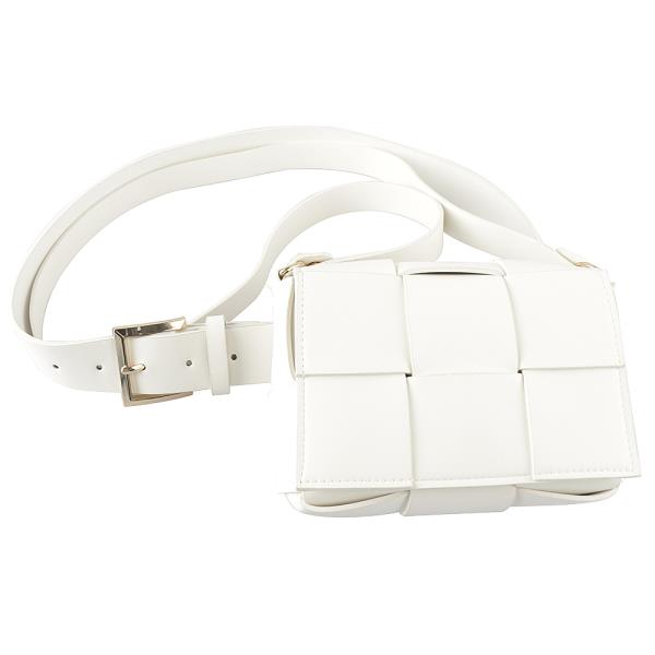 FASHION QUILT CROSSBODY BUCKLE BELT