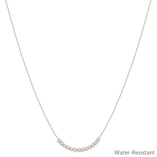 3MM CCB ACCENT SHORT NECKLACE