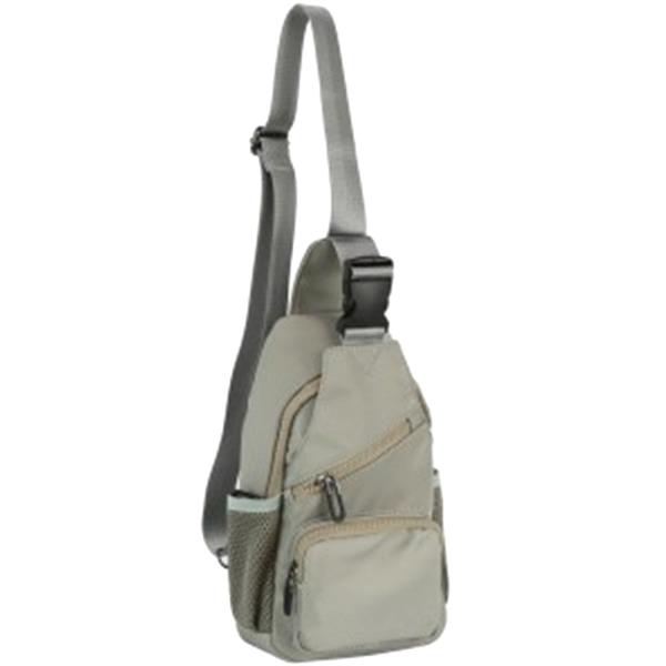 Zipper Nylon Sling Crossbody Bag