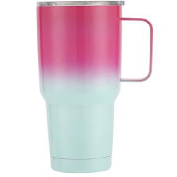 TWO TONE TUMBLER WITH HAND