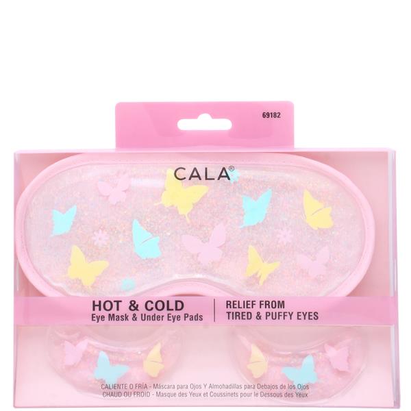 CALA BUTTERFLY HOT AND COLD EYE MASK WITH UNDER EYE PADS SET