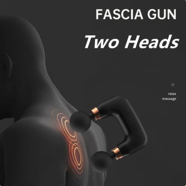 FITNESS MASSAGE TWO HEADS GUN
