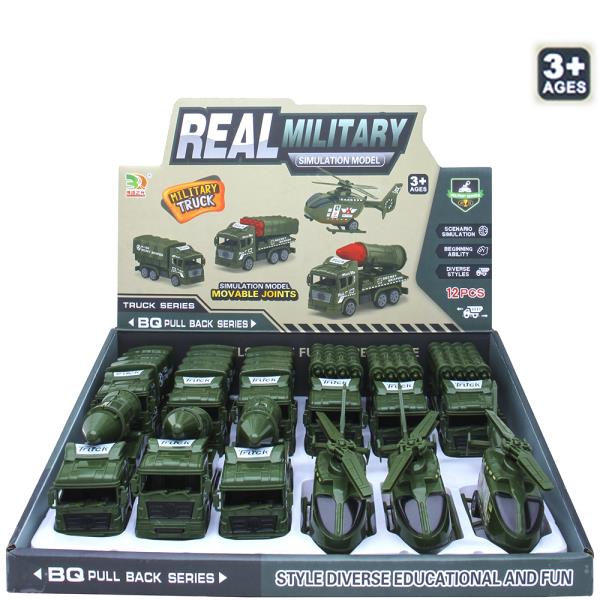 REAL MILITARY SIMULATION MODEL TOY (12 UNITS)