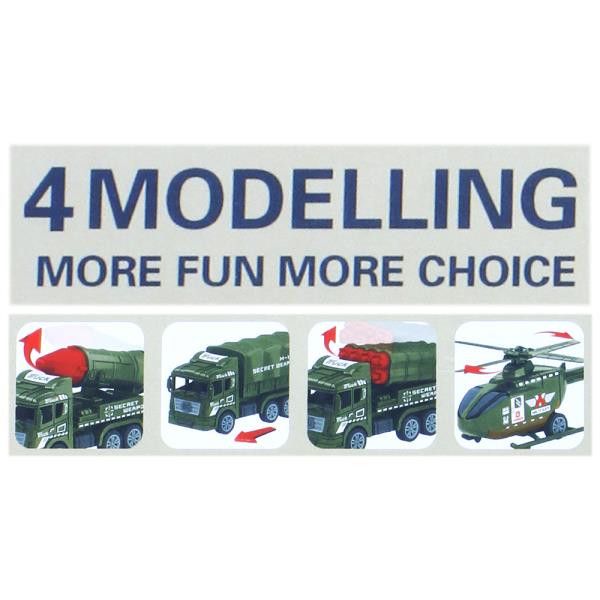 REAL MILITARY SIMULATION MODEL TOY (12 UNITS)