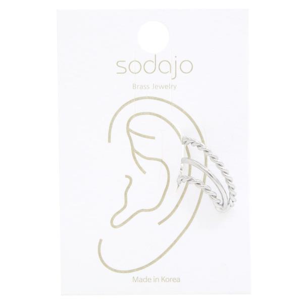 SODAJO GOLD DIPPED  TWISTED METAL EAR CUFF