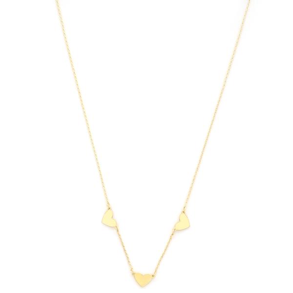 18K GOLD DIPPED HEART NECKLACE