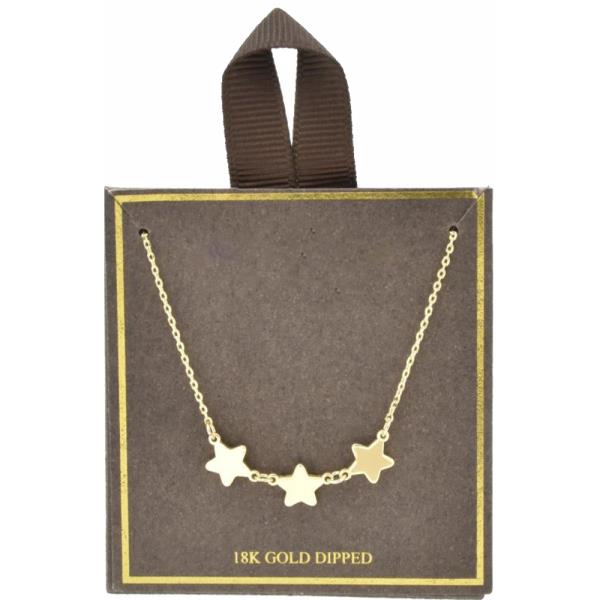 18K GOLD DIPPED STAR NECKLACE