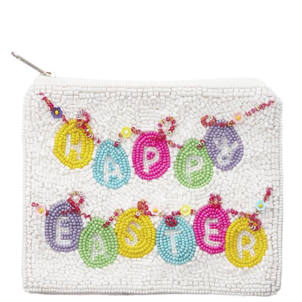 EASTER DAY INDIAN BEADS COIN POUCH