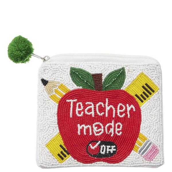 TEACHERS DAY INDIAN BEADS COIN POUCH