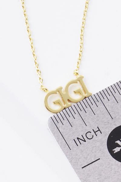 GOLD DIPPED GIGI DAINTY NECKLACE