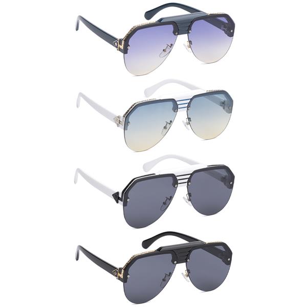 ROUND AVIATORS STYLE SUNGLASSES 1DZ