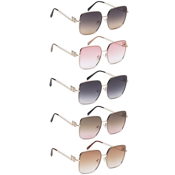 PEARL SQUARE SUNGLASSES 1DZ