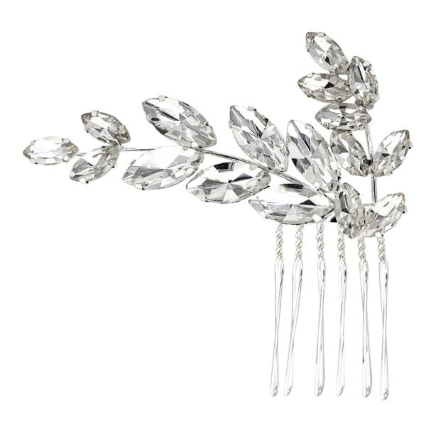 CRYSTAL STONE LAUREL HAIR COMB