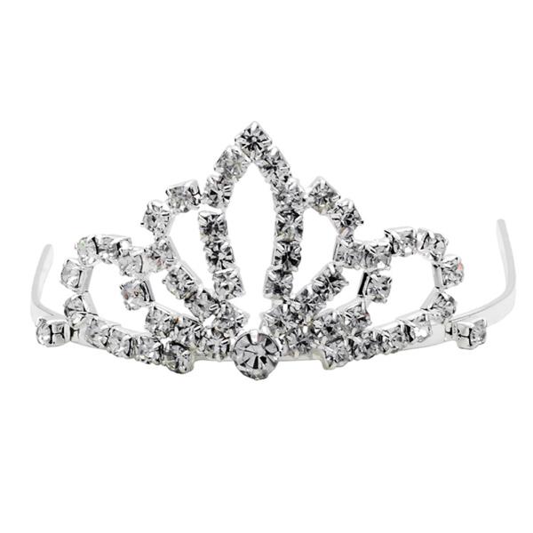 RHINESTONE SMALL CROWN TIARA