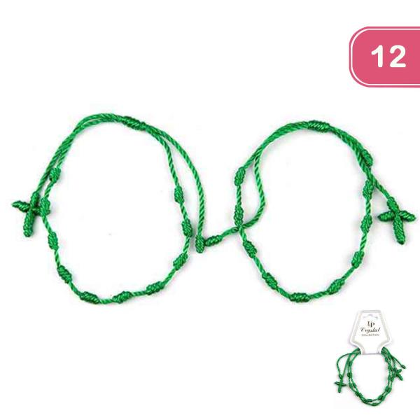 KNOTTED BRACELET (12 UNITS )