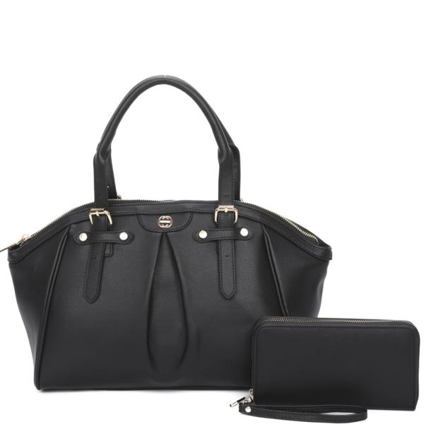 2IN1 SMOOTH STYLISH SATCHEL BAG WITH WALLET SET