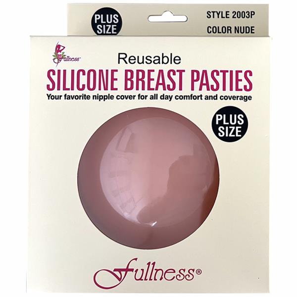 PLUS SIZE REUSABLE SILICONE BREAST PASTIES