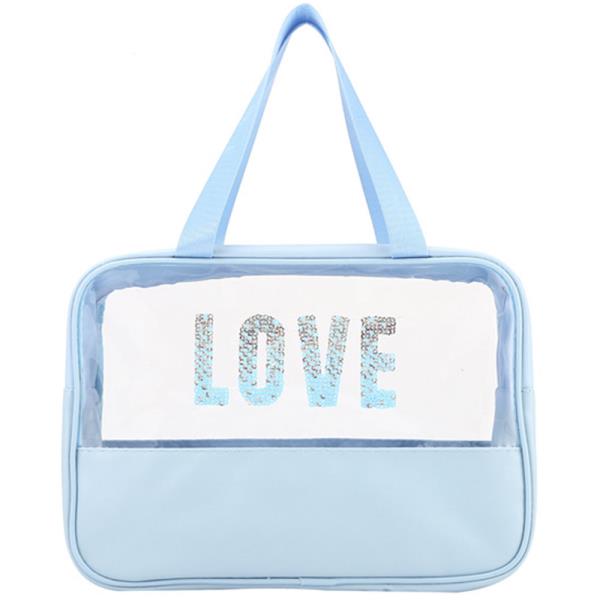 LOVE CLEAR SMALL TOTE BAG