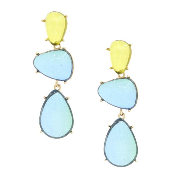 BEADED DANGLE EARRING