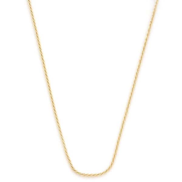 SODAJO ROPE LINK GOLD DIPPED NECKLACE