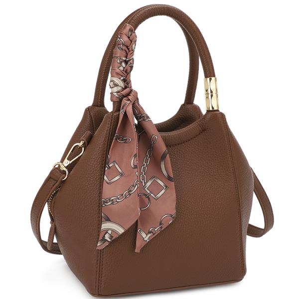 TRENDY SCARF HANDLE CROSSBODY BAG