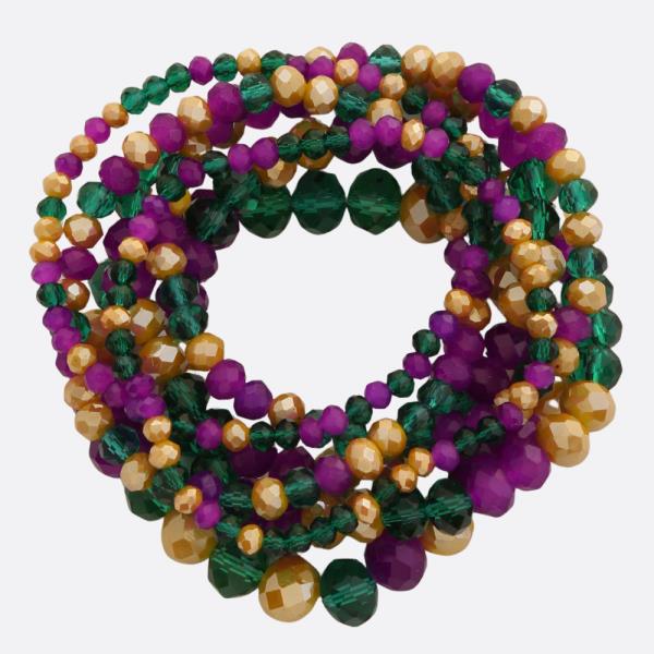 ASSORTED BEADED BRACELET