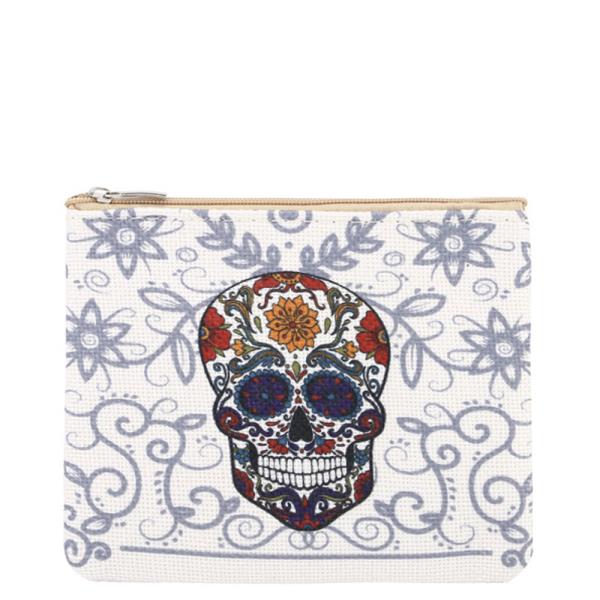 SUGAR SKULL COIN PURSE BAG