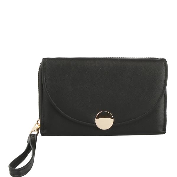 PLAIN HAND STRAP CLUTCH WALLET