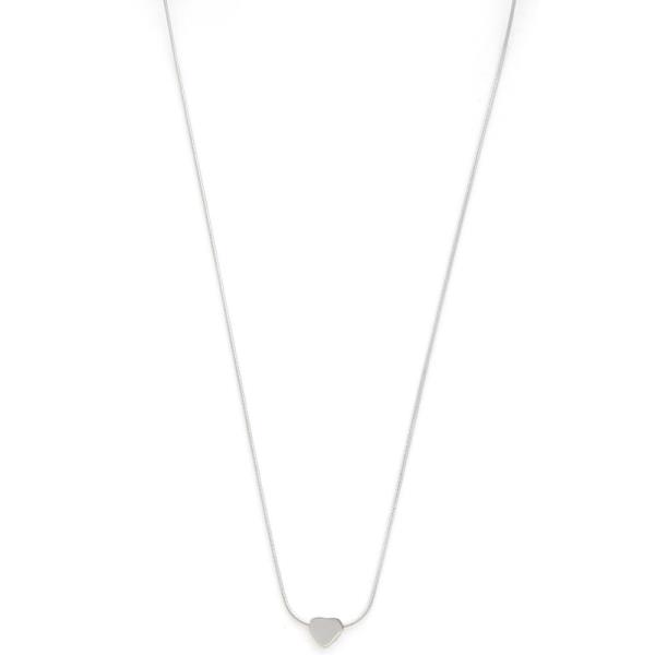 DAINTY HEART STAINLESS STEEL NECKLACE