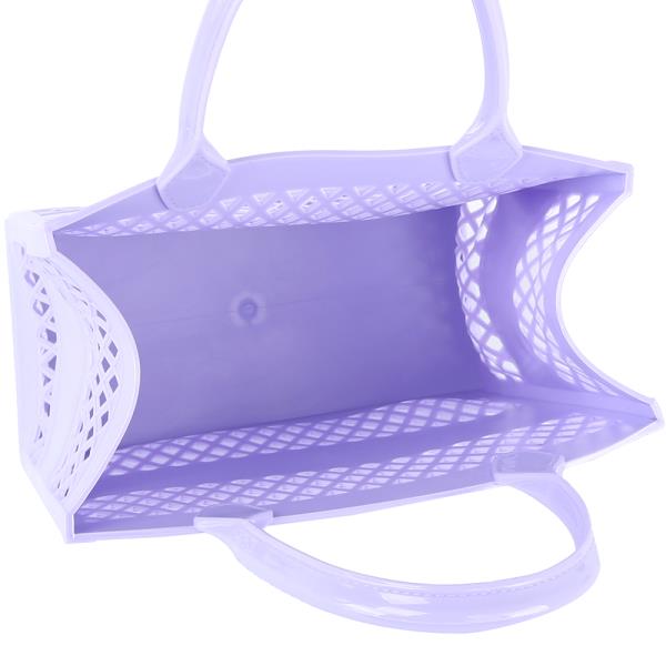 FASHION JELLY VENTED DESIGN HANDLE BAG