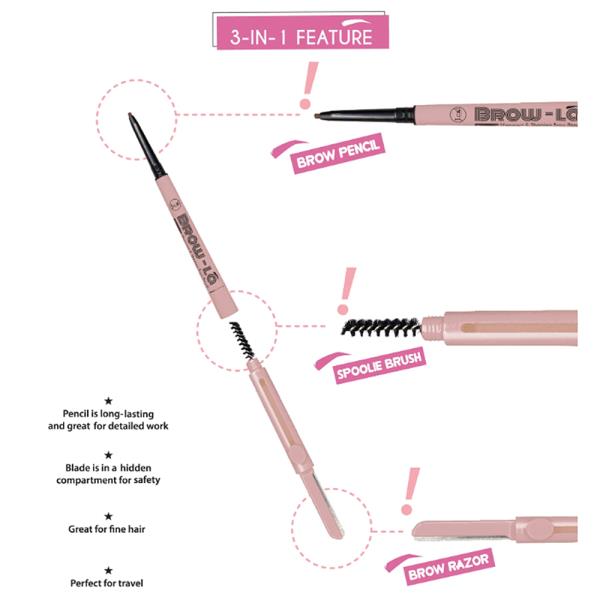 3 IN 1 MAPPING AND SHAPING BROW PENCIL