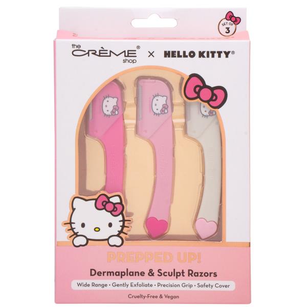 THE CREME SHOP X HELLO KITTY DERMAPLANE AND SCULPT RAZORS SET