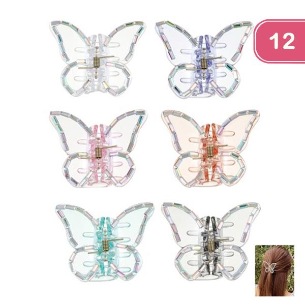 BUTTERFLY JAW CLIP (12 UNITS)
