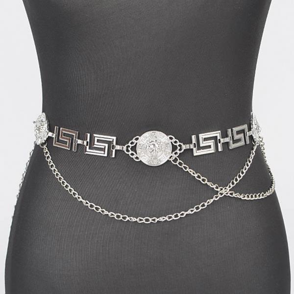 METAL PLUS SIZE CHAIN BELT