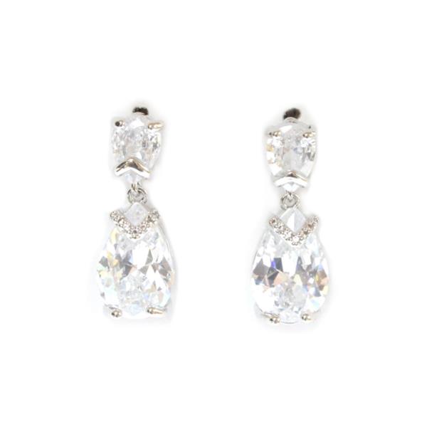 TEARDROP RHINESTONE CRYSTAL STONE EARRING