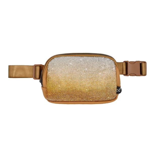 CC OMBRE RHINESTONE FANNY PACK